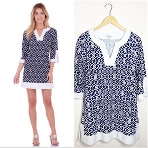 Jude Connally Holly Dress Navy Size Medium